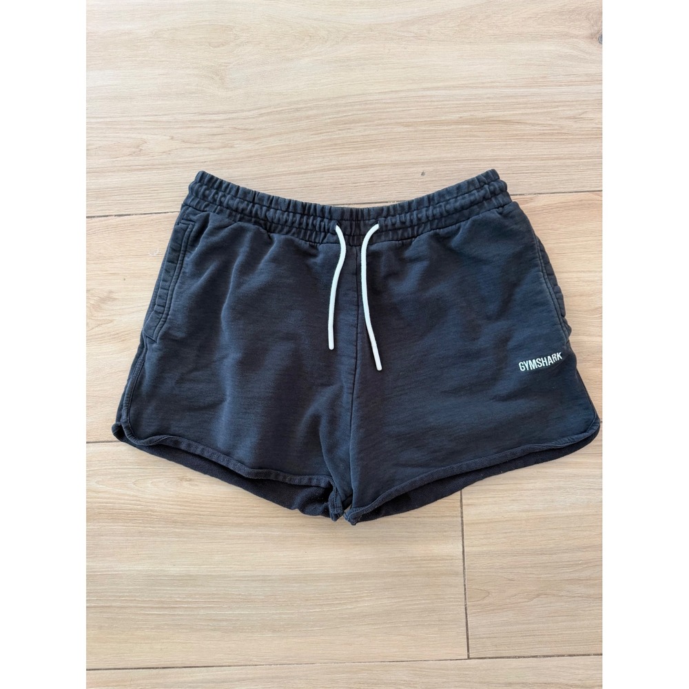 Gymshark Rest Day Sweat Shorts Black Charcoal XL Womens Lounge Athletic Pockets